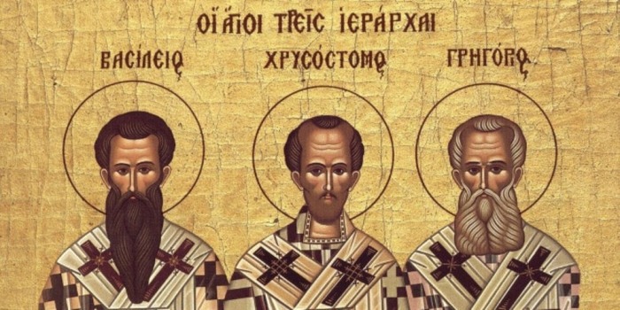 Τρεις Ιεράρχες: Τρεις Στυλοβάτες της Ορθοδοξίας, της Παιδείας και του Ελληνισμού.